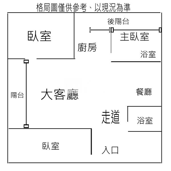 東山河大坪數3房平車房屋室內格局與周邊環境