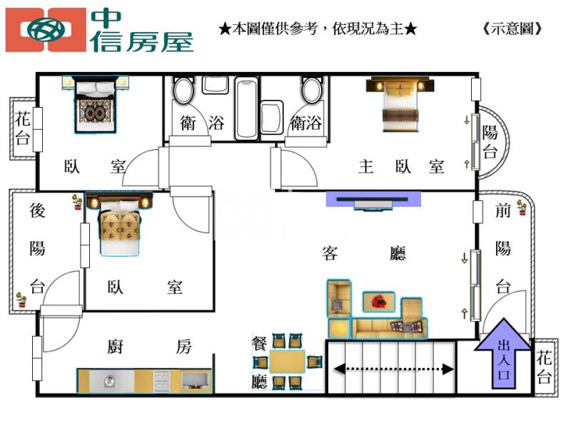 b-02歡喜年年房屋室內格局與周邊環境