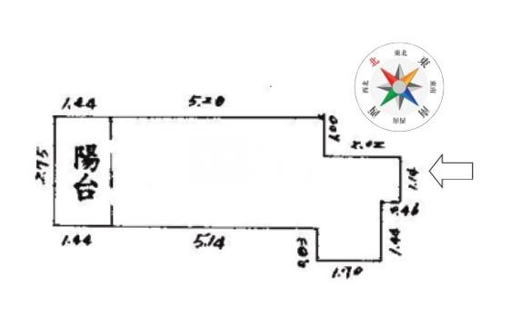 城市經典全新整理大套房(A)房屋室內格局與周邊環境