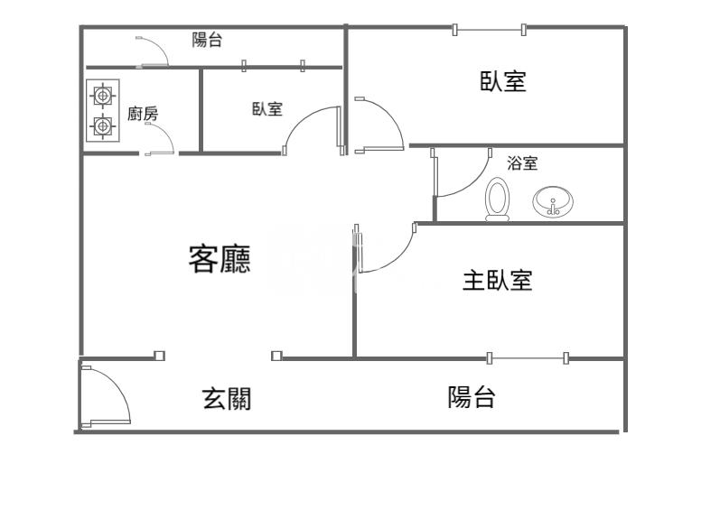 【神馬】中壢中原整新溫馨公寓三房房屋室內格局與周邊環境