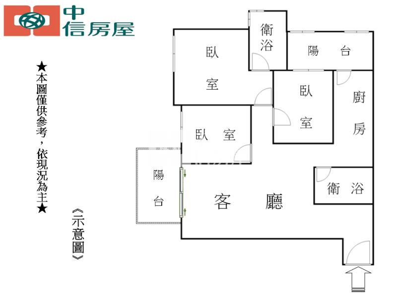 B-17福爾摩沙房屋室內格局與周邊環境
