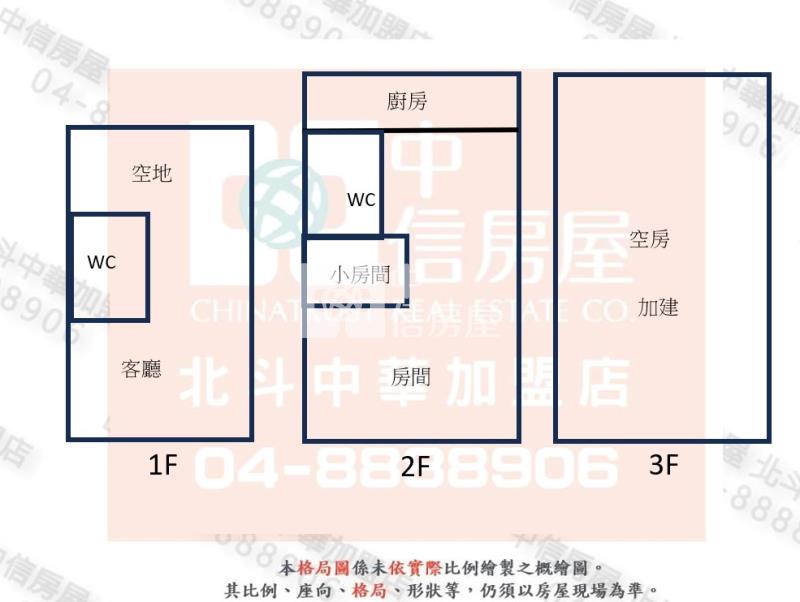 北斗地點優透天房屋室內格局與周邊環境