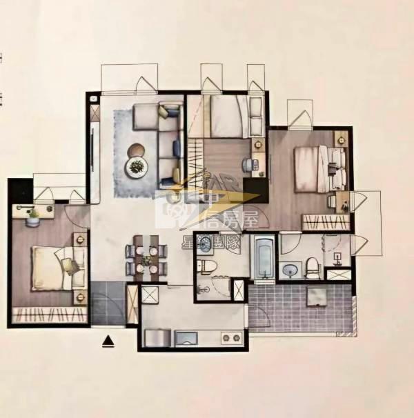 【星鑽】(專委)A19璞園那山階3房車房屋室內格局與周邊環境