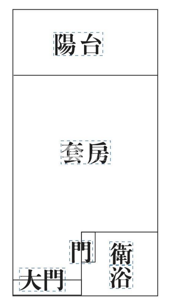 專委★中原【小富翁大學城】大套房（有陽台）房屋室內格局與周邊環境