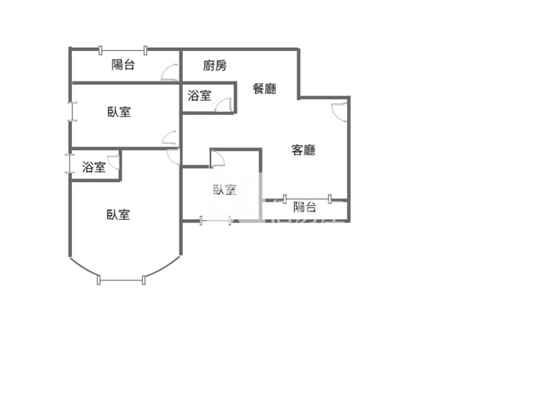 SOGO商圈裝潢美三房車位房屋室內格局與周邊環境