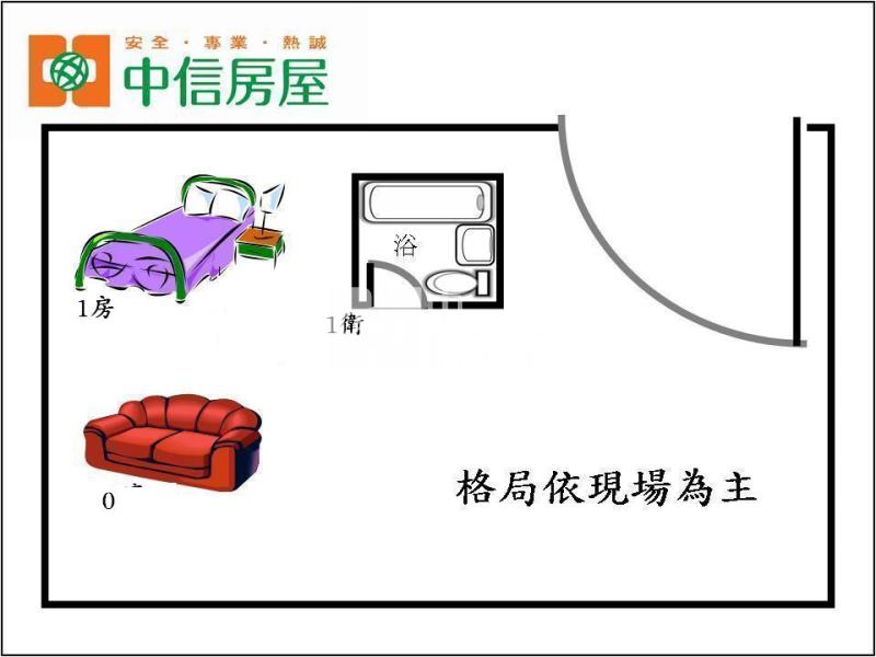 安南區公所旁1樓店面房屋室內格局與周邊環境