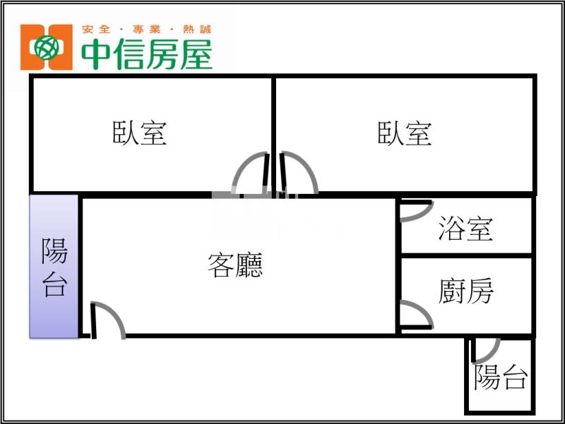 珠浦南路2房公寓房屋室內格局與周邊環境