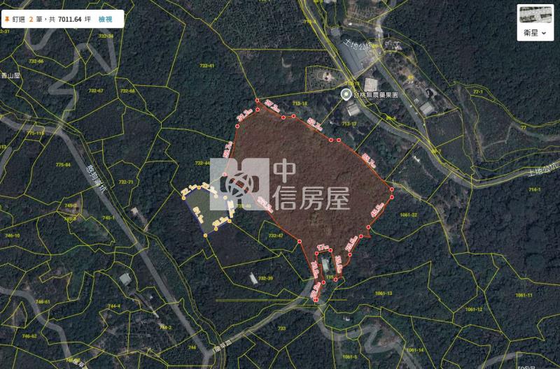 南投中寮龍眼林段山坡地房屋室內格局與周邊環境