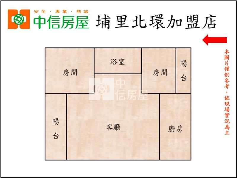 鎮寶美2房房屋室內格局與周邊環境