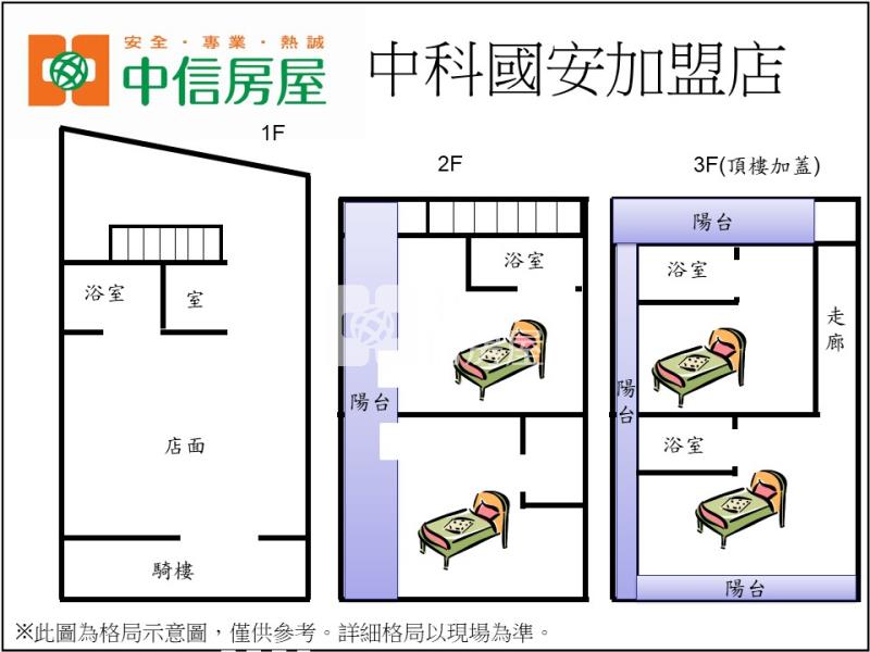 梅亭街地32坪角間店面房屋室內格局與周邊環境