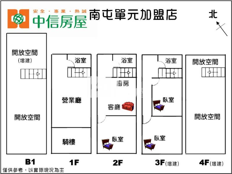 大里㊣25米中興路透店B房屋室內格局與周邊環境