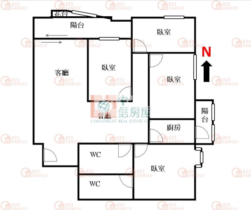 中科台積電瑞聯B區大四房平車房屋室內格局與周邊環境