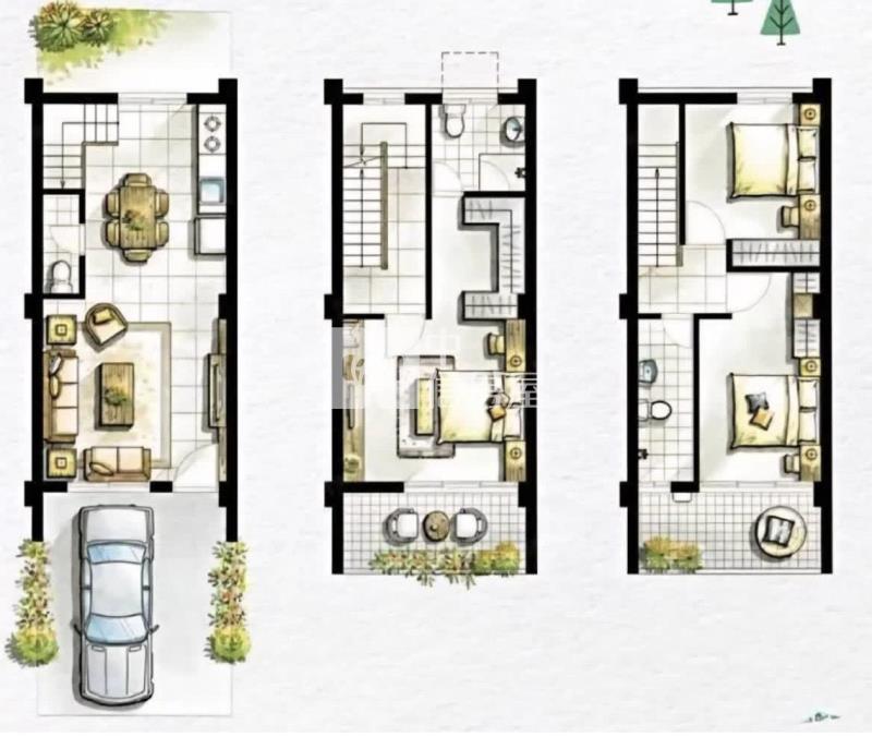 氧樂多全新美透天房屋室內格局與周邊環境