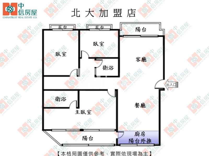 培英景觀4改3房+車位房屋室內格局與周邊環境