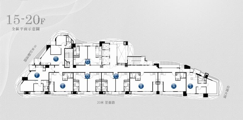 富旺天際W-ONE高樓層2房平車房屋室內格局與周邊環境