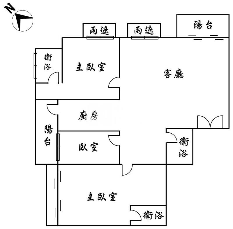 七期國家一號院A棟房屋室內格局與周邊環境