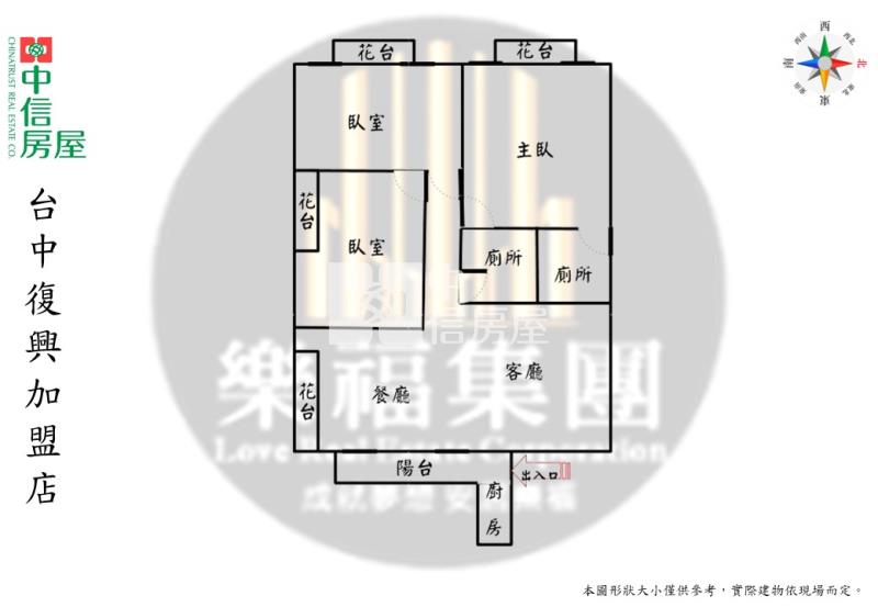 (金馬雙星(上選座)興大國圖館旁三房車位單坪不用21萬房屋室內格局與周邊環境