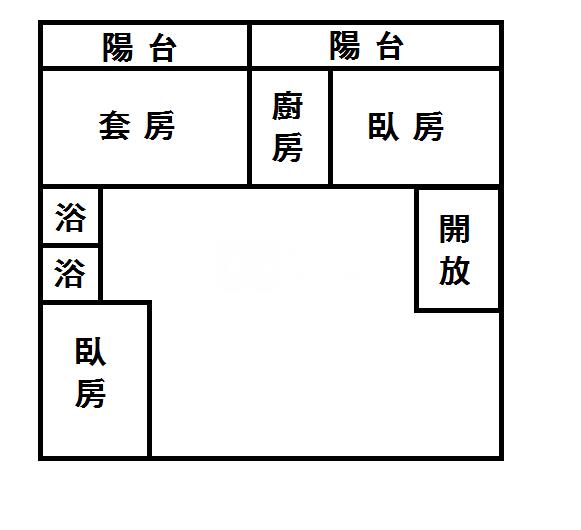 民生南路旁美3房房屋室內格局與周邊環境