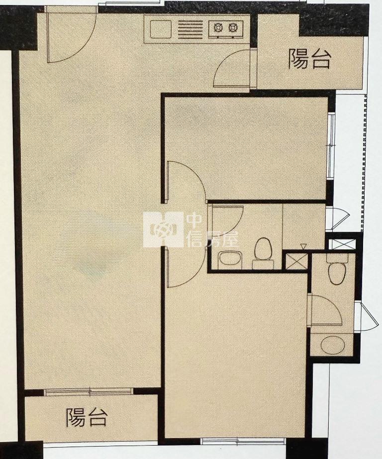 【新世紀】近青埔國小新大代代木二房車房屋室內格局與周邊環境