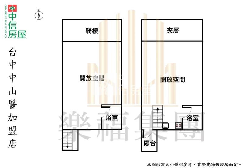 鴻邑森園邸黃金大面寬店面房屋室內格局與周邊環境