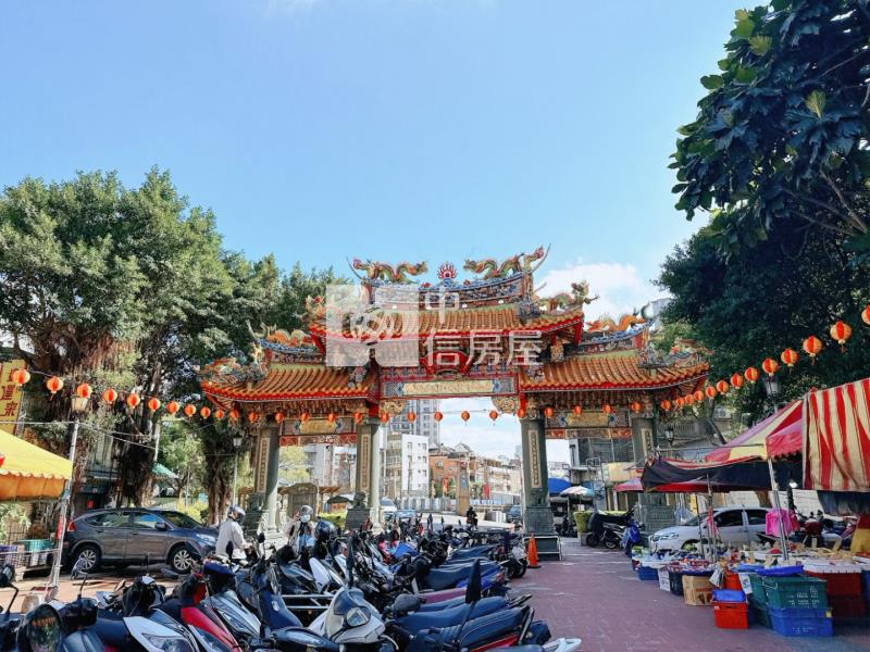 中壢仁海宮廟前收租挑高樓店房屋室內格局與周邊環境