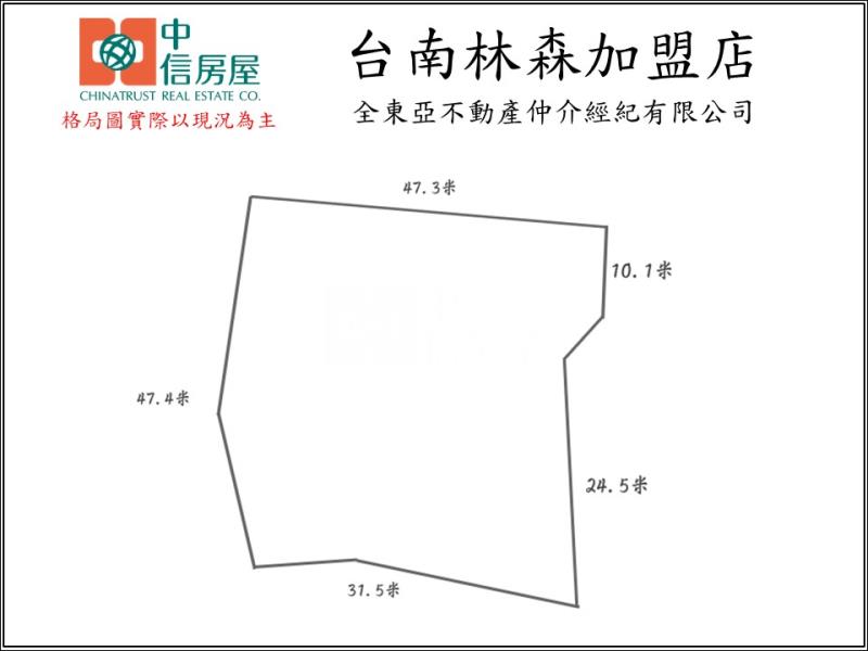 善化茄拔國小鄰社區農地房屋室內格局與周邊環境