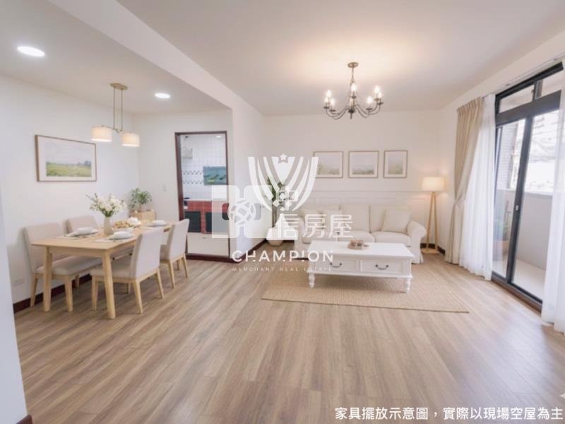 復興路低總價3房公寓｜統一新城房屋室內格局與周邊環境