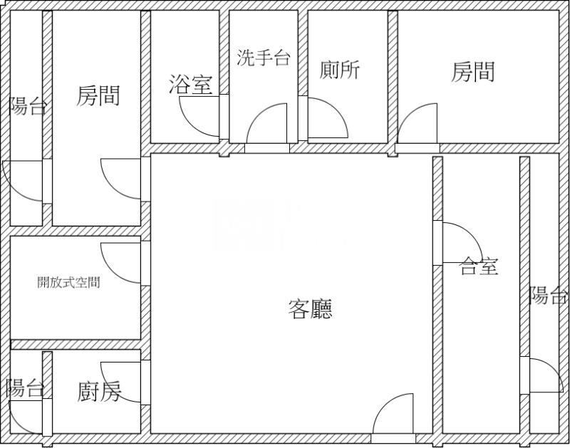 漢唐3+1房車位美廈房屋室內格局與周邊環境