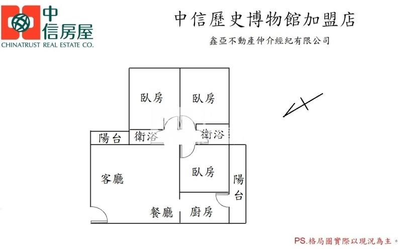 南區公所五樓健身寓房屋室內格局與周邊環境