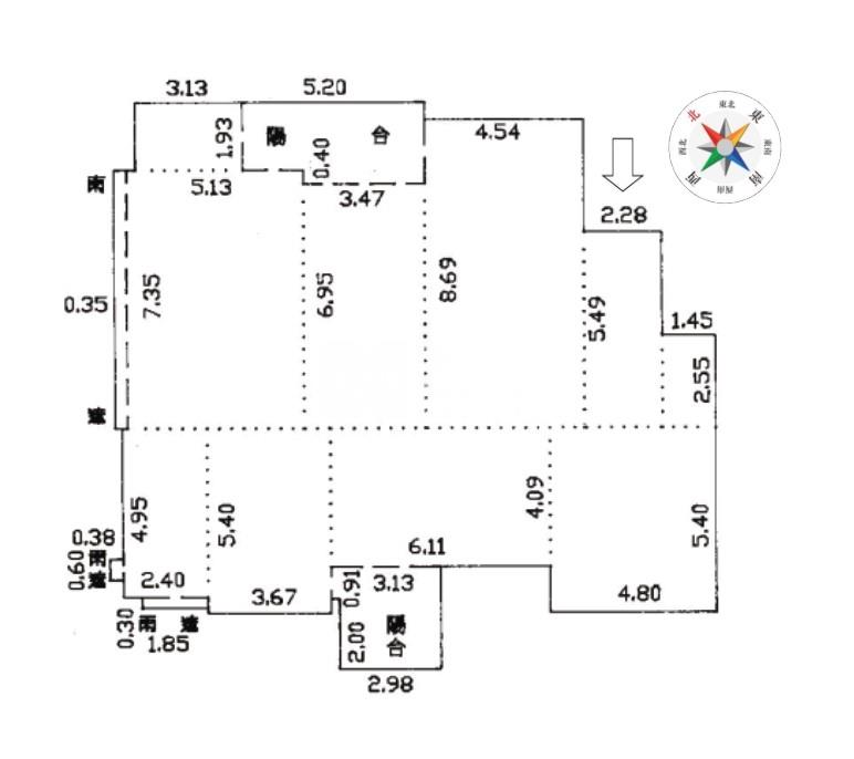 七期府會園道似水年華毛坯視野戶房屋室內格局與周邊環境
