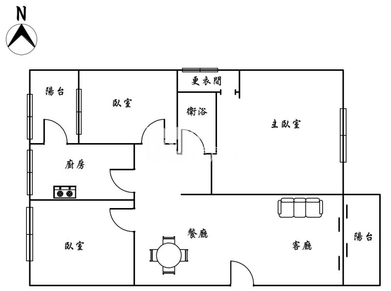 惠文國小3房車位房屋室內格局與周邊環境