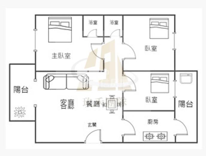 【玖禾】A18 青埔高鐵站前高樓景觀大三房車房屋室內格局與周邊環境