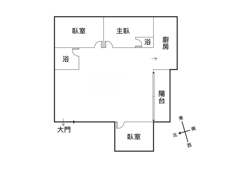 (專)梧棲超大3房平車房屋室內格局與周邊環境