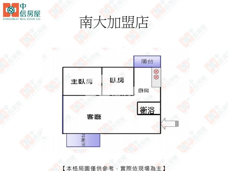 雙子星東區最便宜大2房+平車房屋室內格局與周邊環境
