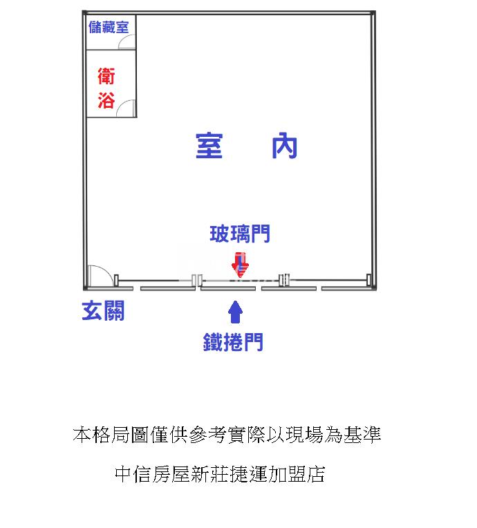 D028大溪文化路面寬店面[中信-新莊捷運加盟店]房屋室內格局與周邊環境