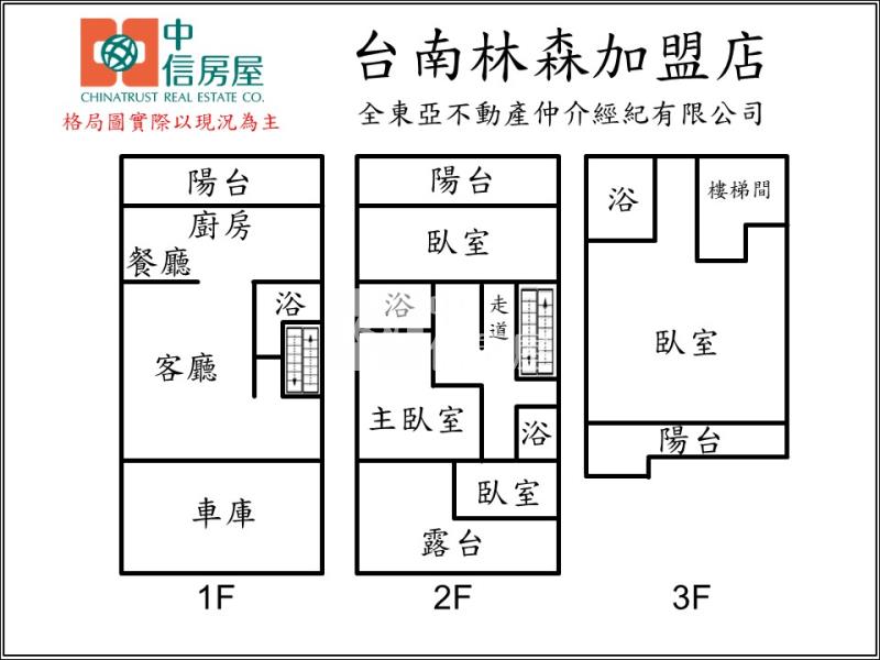 商60全新整修大面寬車墅房屋室內格局與周邊環境