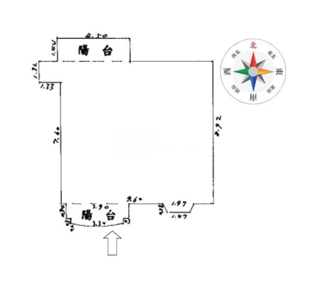 一中旁福聯新城一樓美華廈房屋室內格局與周邊環境