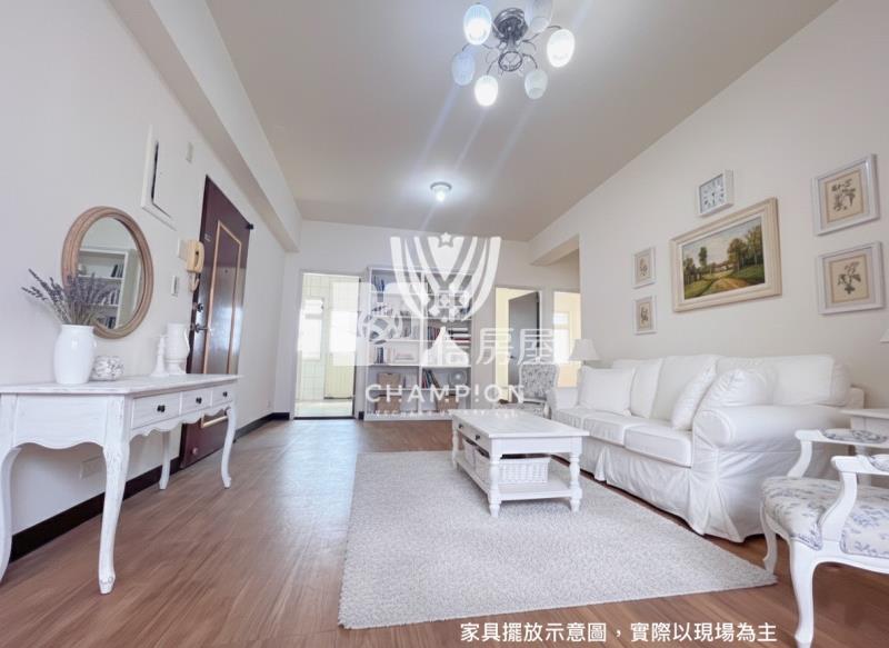 信義區華廈 深美國小旁電梯美3房房屋室內格局與周邊環境