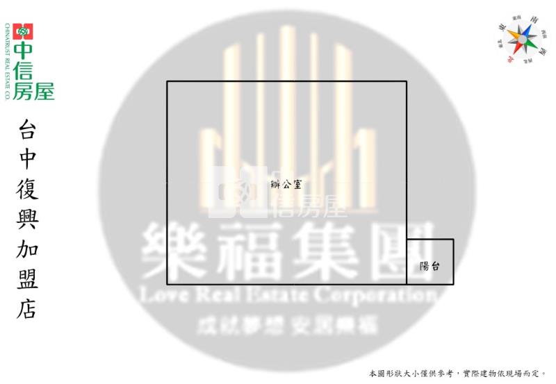 烏日三鐵總太TTC平車商辦房屋室內格局與周邊環境
