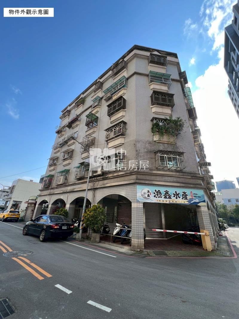 6W27藝文商圈慈華街邊間華廈房屋室內格局與周邊環境