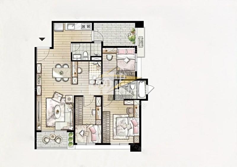 【星鑽】A18青埔高鐵雙陽台3房+車位房屋室內格局與周邊環境
