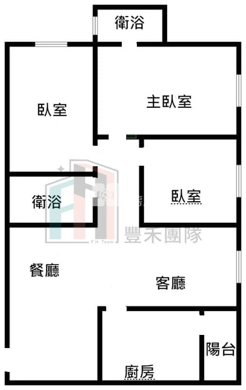 【豐禾】青埔A19國峰苑三房車房屋室內格局與周邊環境