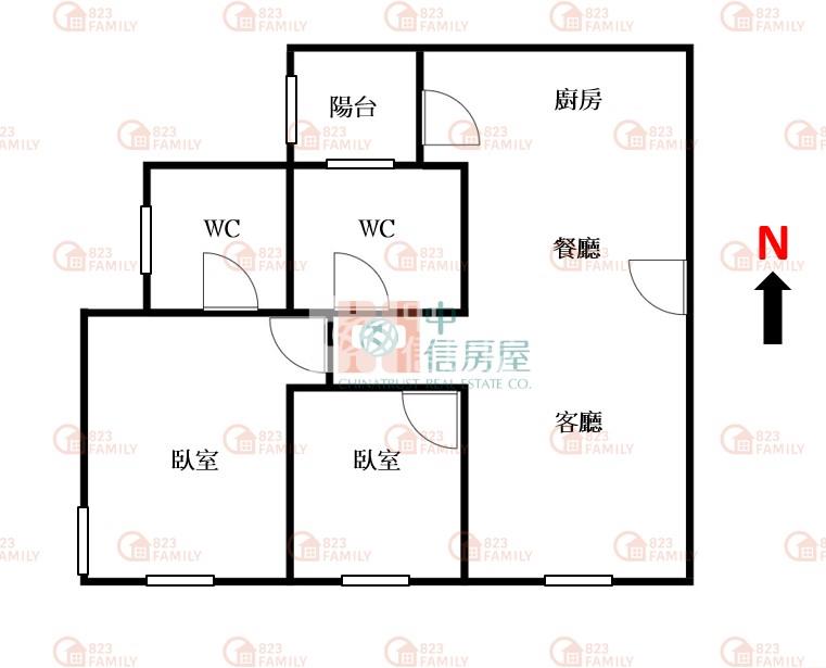 惠宇碧柳高樓兩房兩衛面園道房屋室內格局與周邊環境