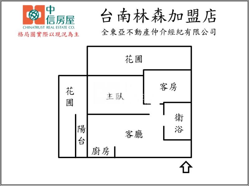 歸仁三井旁全新未住雅緻新裝潢雙花園平車電寓房屋室內格局與周邊環境