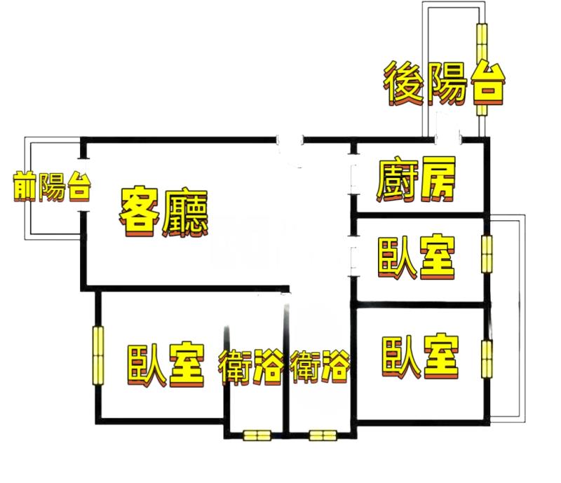 【安家】易家寬禾精美裝潢三房車位房屋室內格局與周邊環境