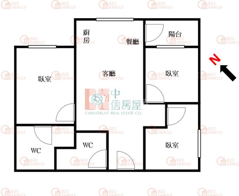 大晶囍三房附車位無限視野全新未住房屋室內格局與周邊環境