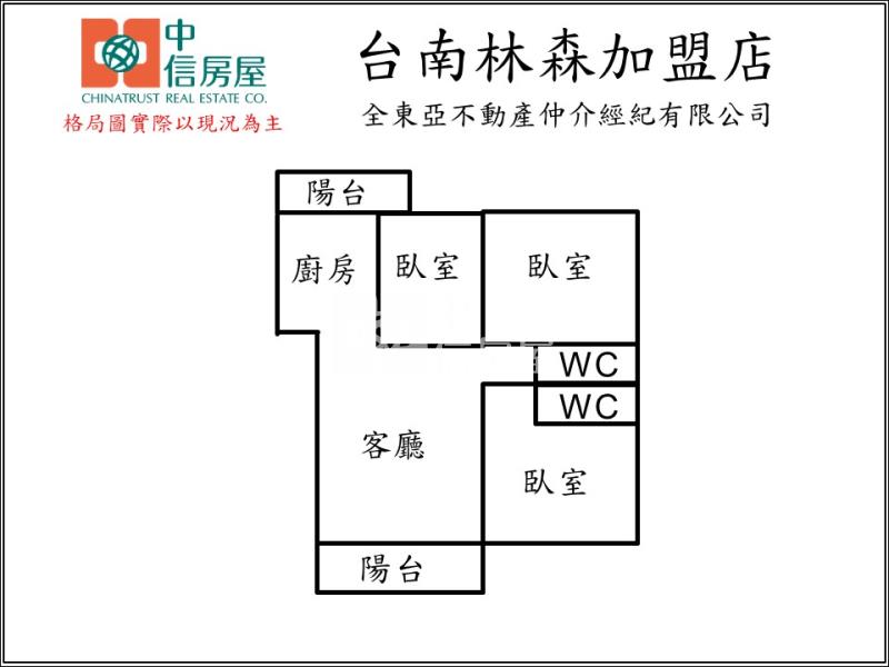 郡安路長谷鳳凰採光亮麗三房房屋室內格局與周邊環境