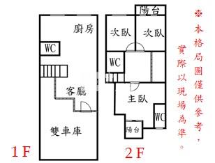 玉井國中全新三房雙車墅房屋室內格局與周邊環境