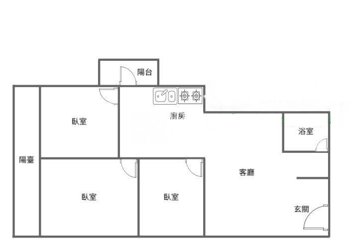內壢環中商圈電梯3房房屋室內格局與周邊環境