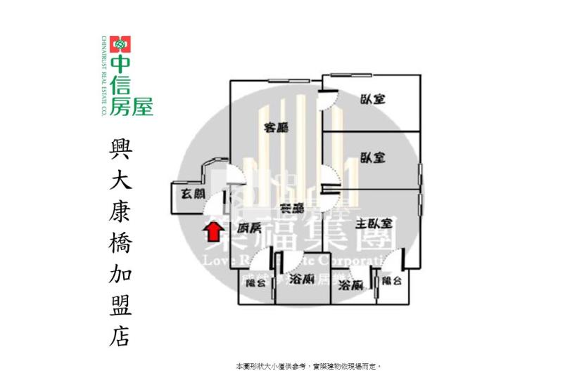近東海商圈免整理三房低總價首選房屋室內格局與周邊環境